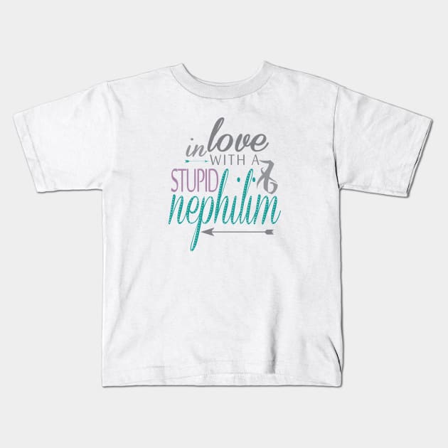 Stupid nephilim | Malec Kids T-Shirt by forgottenlexi